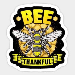 Bee Thankful Sticker